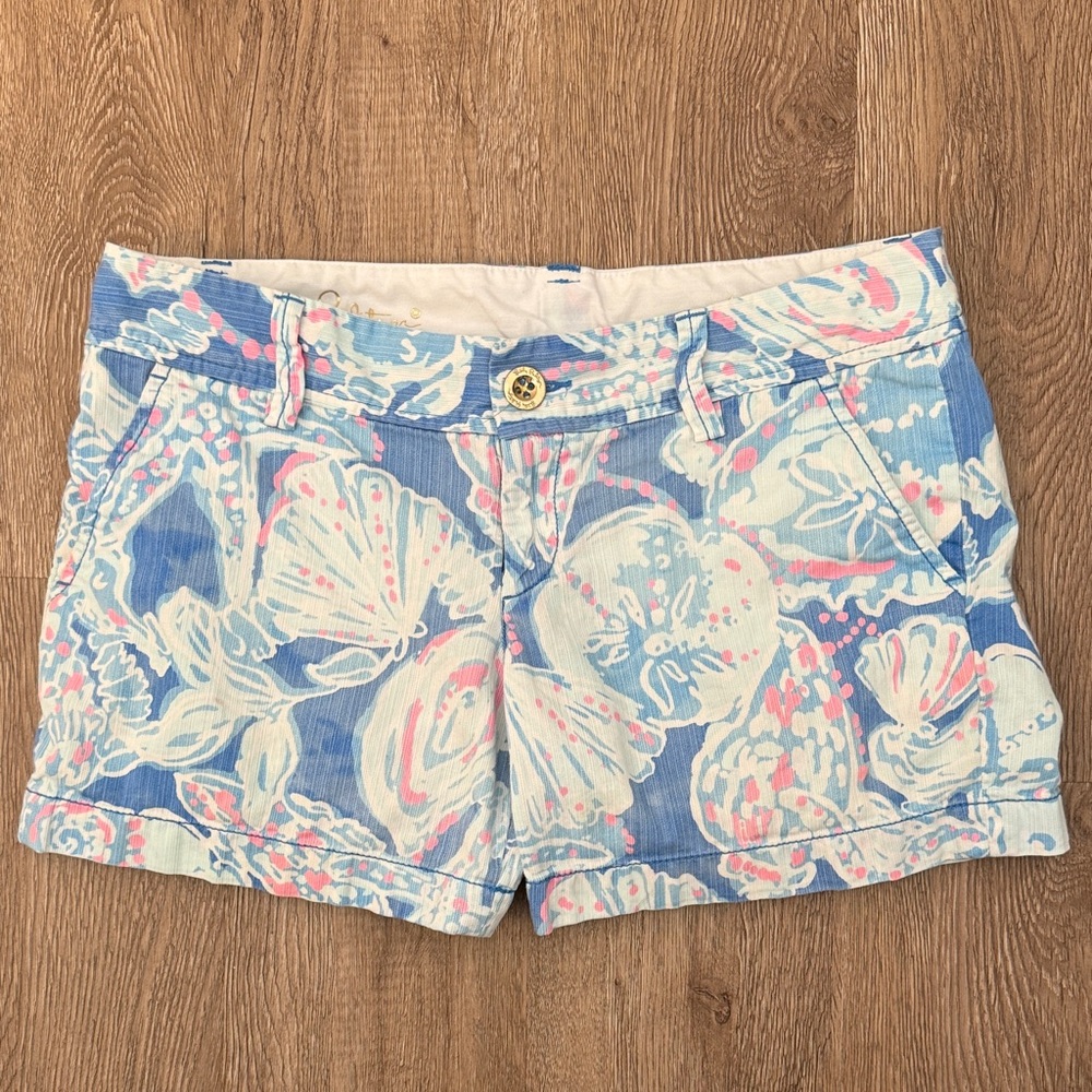 Lilly Pulitzer ‘Into The Deep’ Callahan Shorts -Size 4
